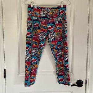 Capri Comic Book Leggings